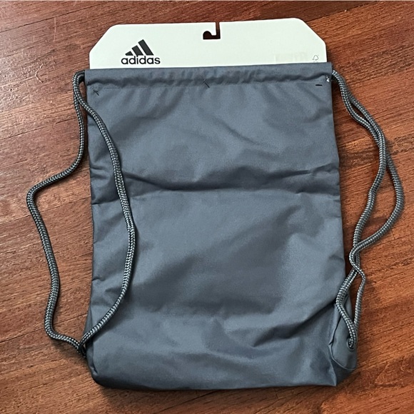 Adidas Gray and Copper Drawstring Backpack - Picture 3 of 3